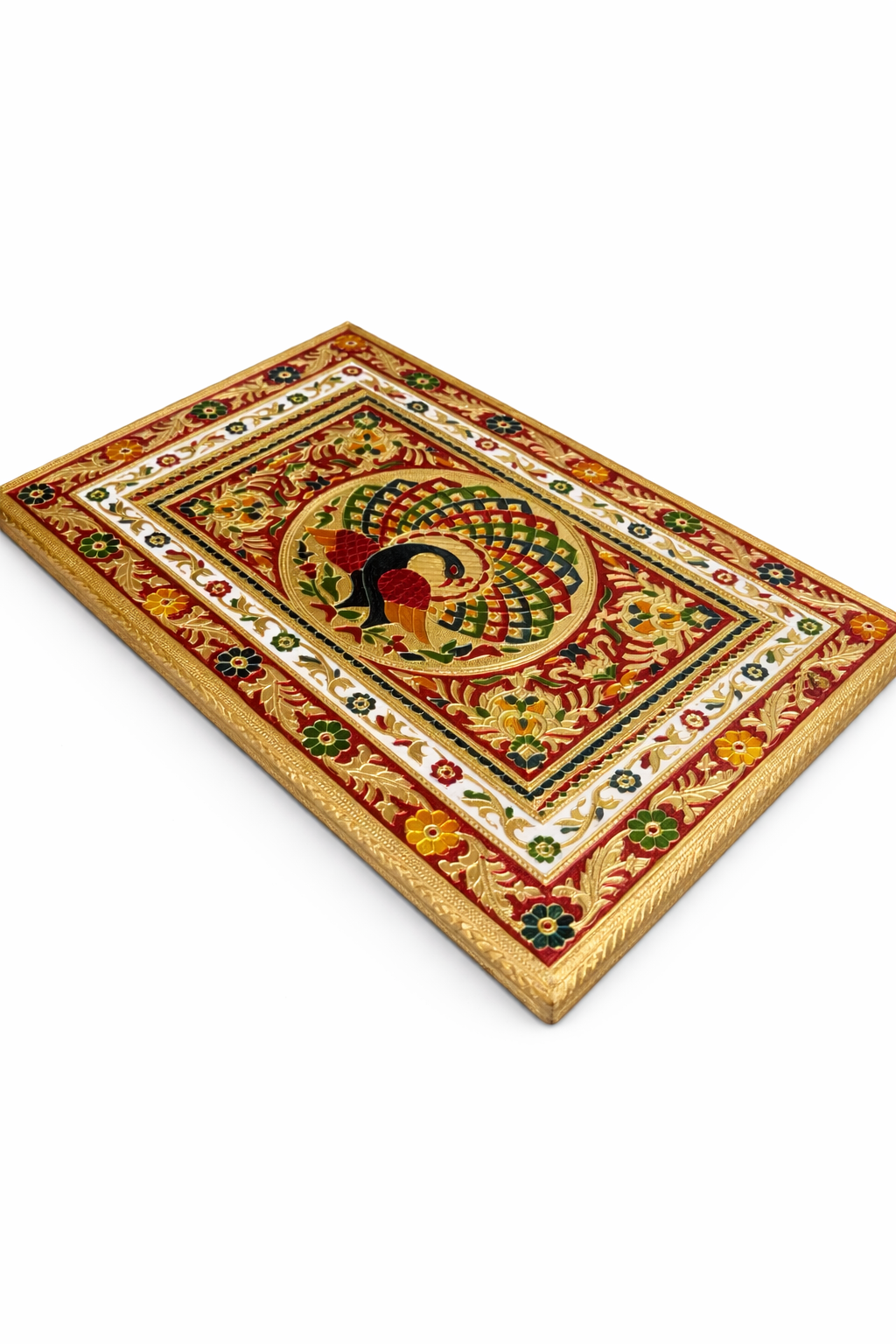 Traditional Peacock Design Wedding Floor Mat
