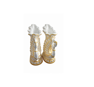 Swan motif decorative vase