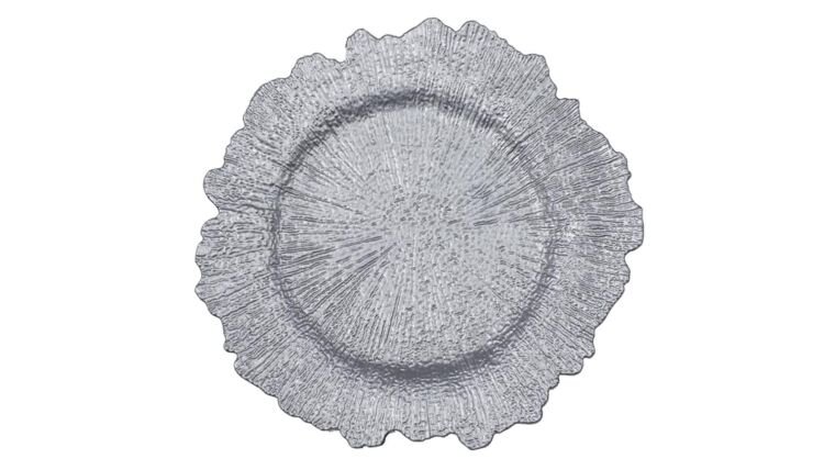 CHARGER- SILVER REEF GLASS