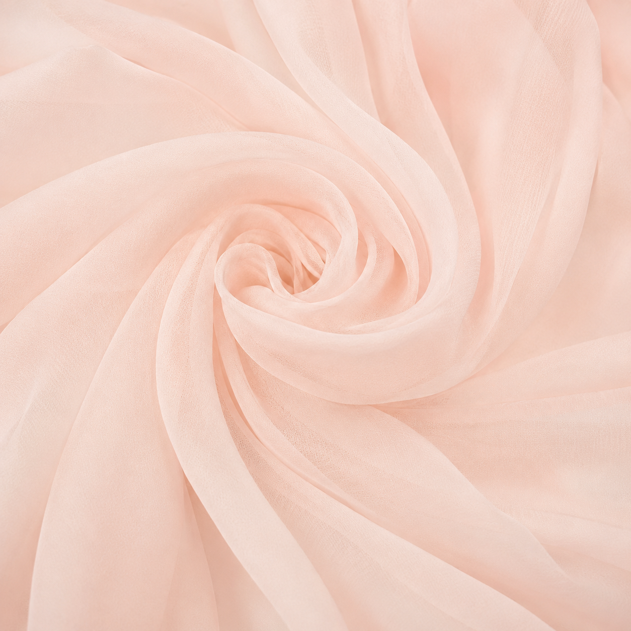 DRAPE-CHIFFON light peach cashmere