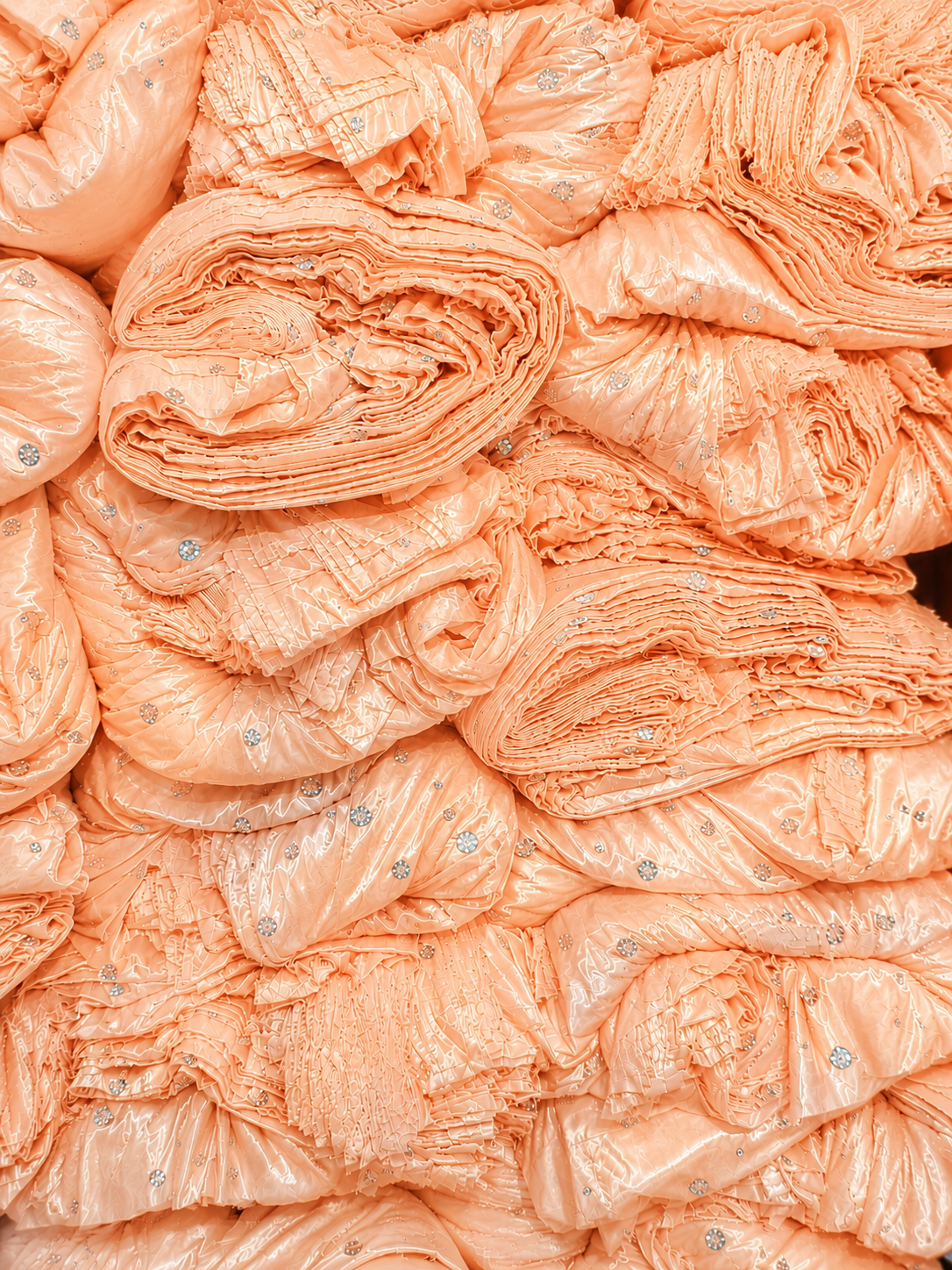 Drape-mirror-Peach Cloth
