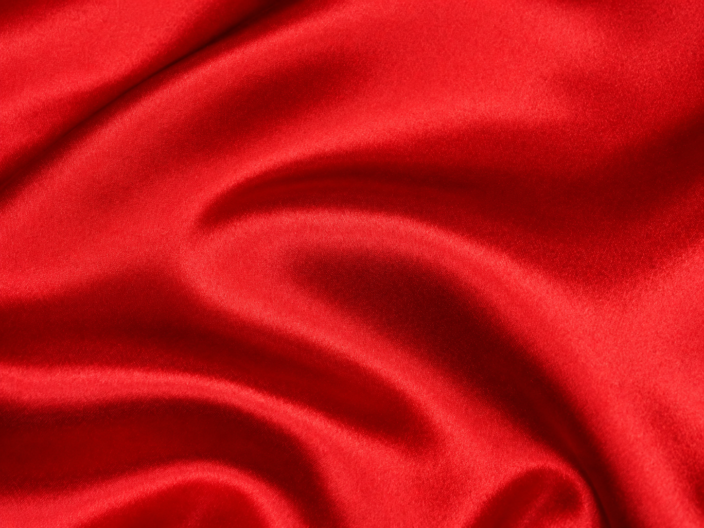 Drape-Satin Red