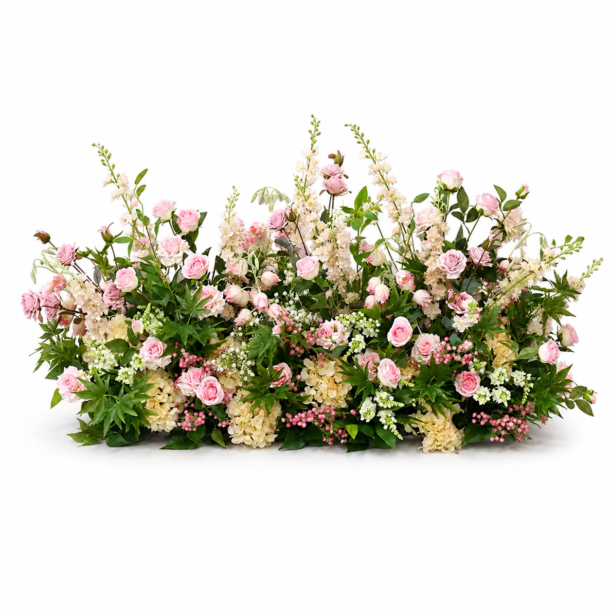 BLUSH BLOOM FLORAL RUNNER