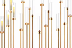 ELEGANT TUBE CANDLE DECOR