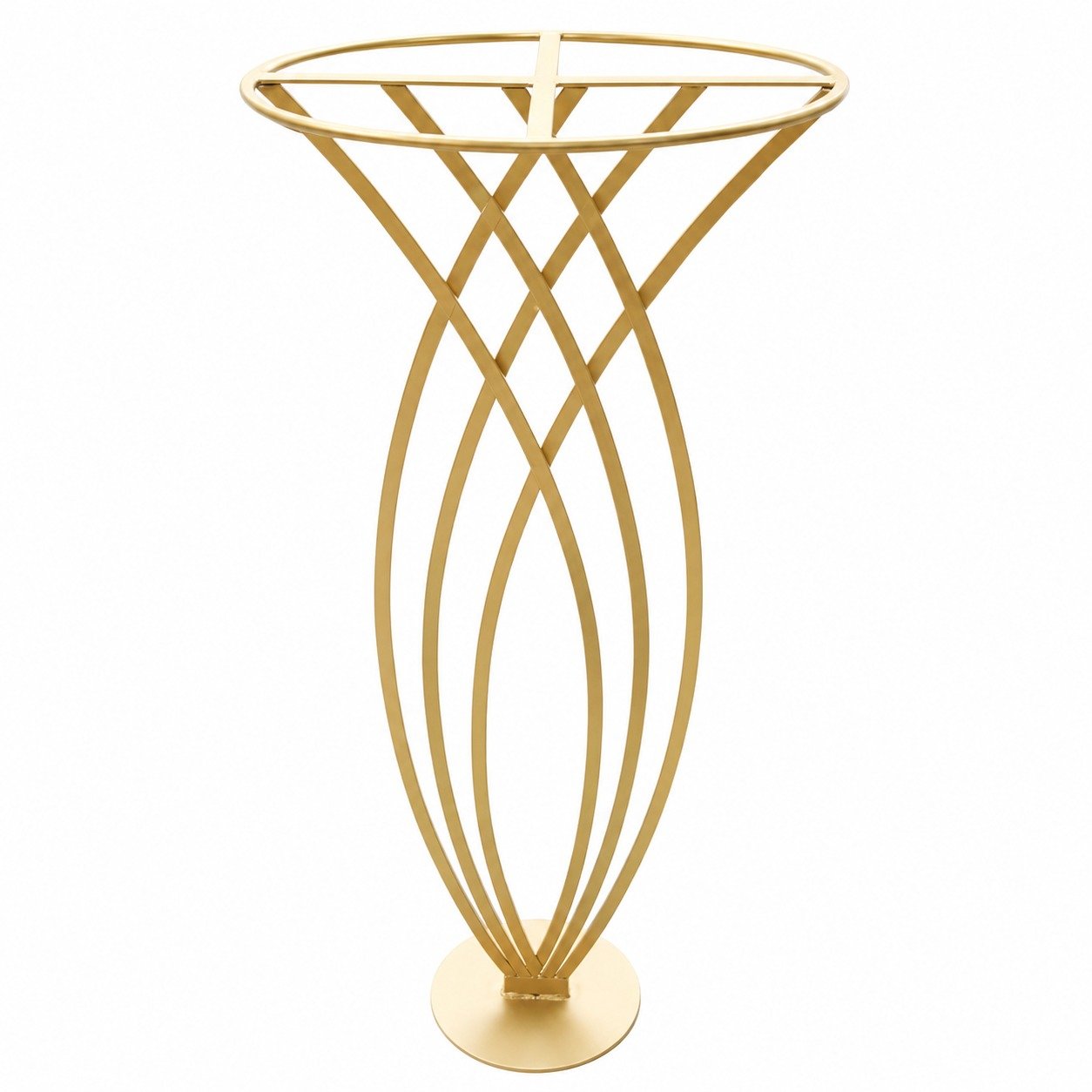 Gold Spiral Metal Centerpiece Stand