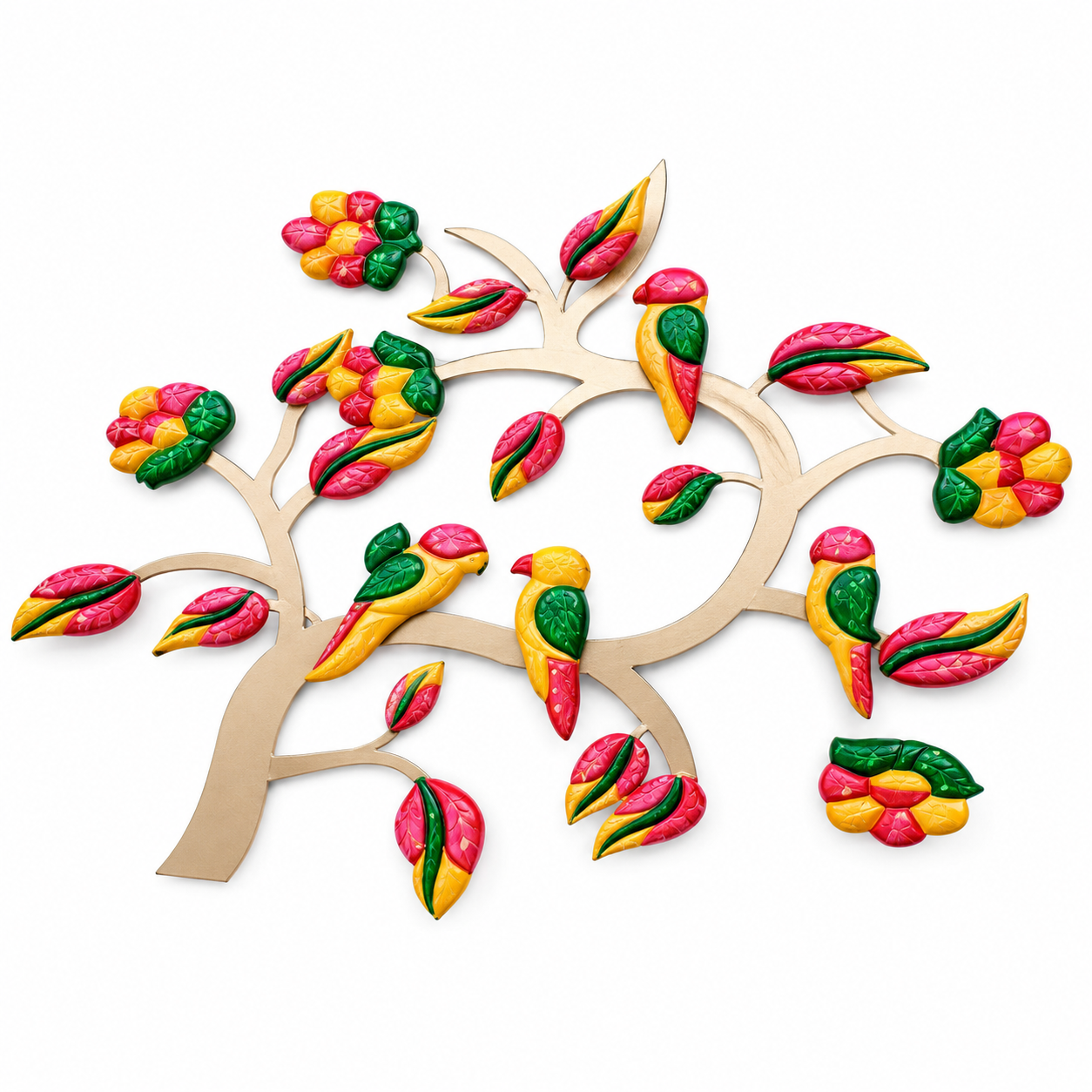 Colorful Bird Wall Decor