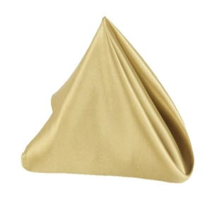 Gold Folded Cloth Napkin