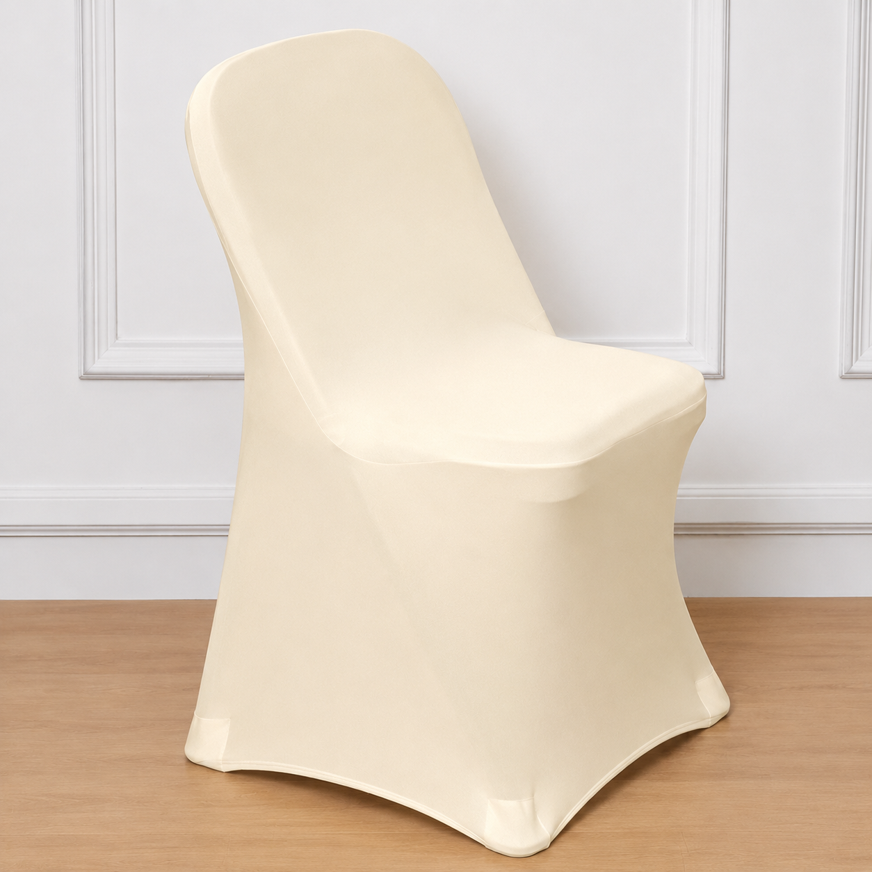 Ivory Spandex Banquet Chair Cover