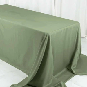 Olive Green Rectangular Table Cover