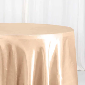 Gold Shimmer Round Table Cover