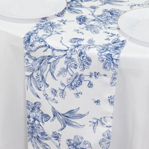 Polyester-White with Blue French