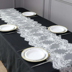 Lace Table Runners-Ivory