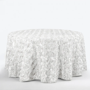 Satin Size-120 inches-White