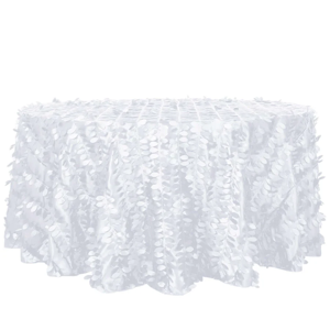 Satin Size-120 inches-White