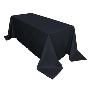 Polyester size-90×132 inches polyester-Black