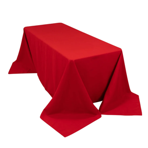 Polyester size-90×132 inches polyester-Red