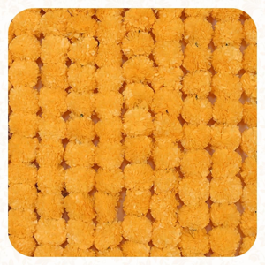 Flysmart Indian Handmade Artificial Flowers-orange