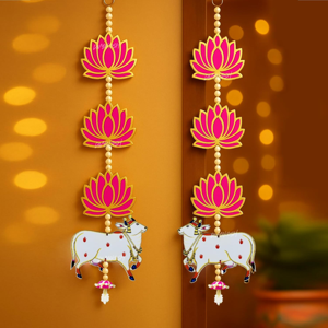 Lotus with Cow