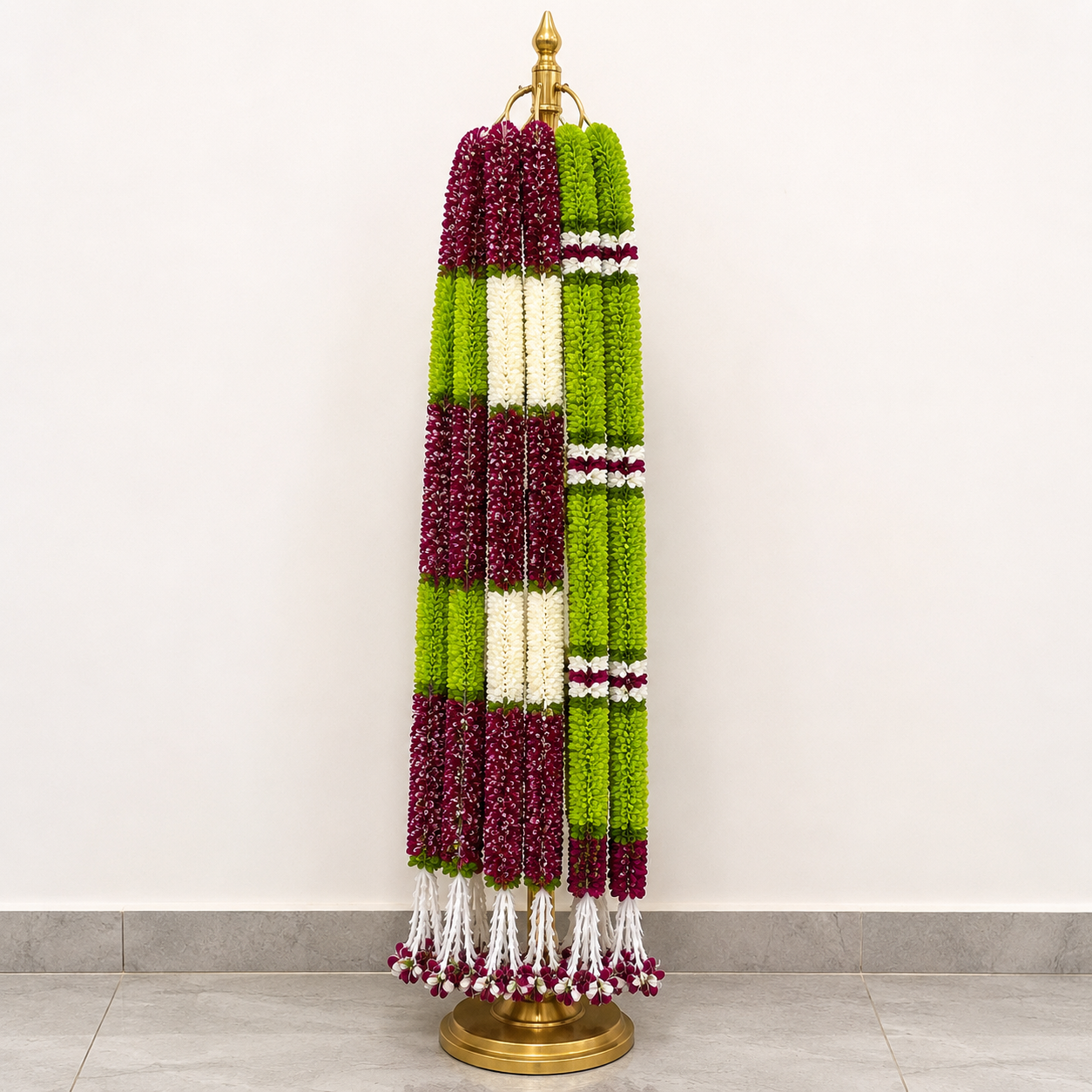 Artificial Floral Hanging Garland Set for Wedding and  Entrance Decoration