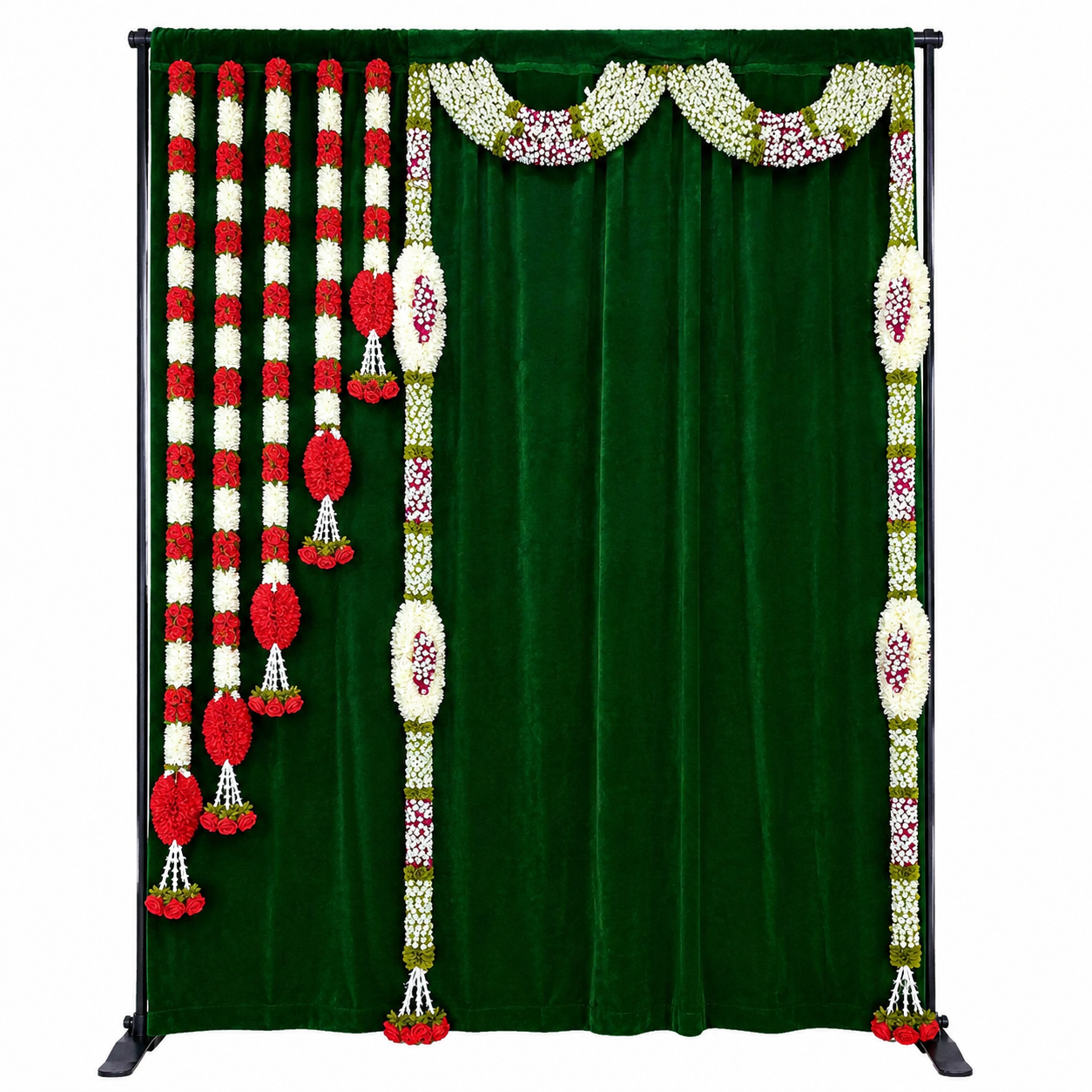 Artificial Floral Backdrop Decoration Set