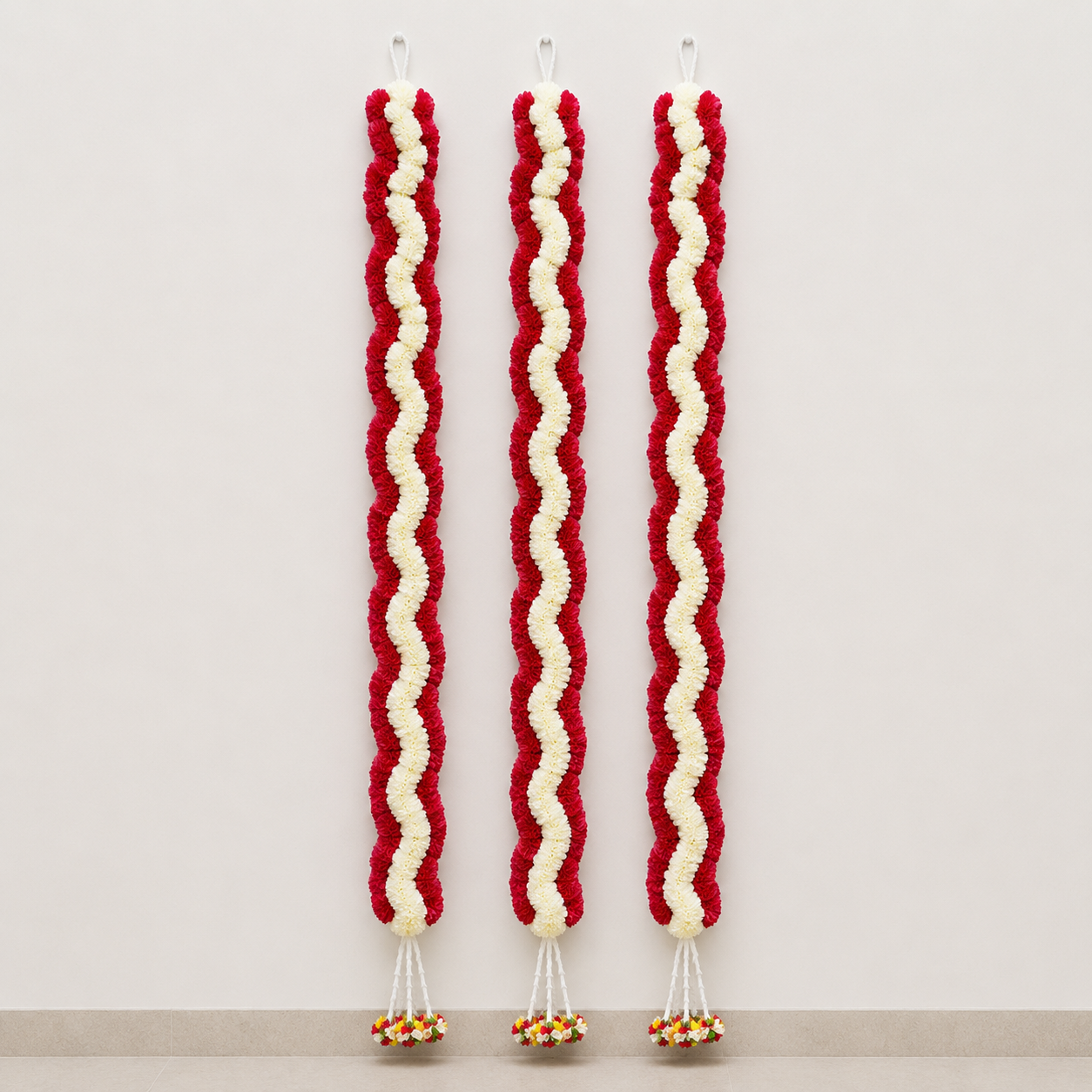 Artificial Twisted Floral Garland