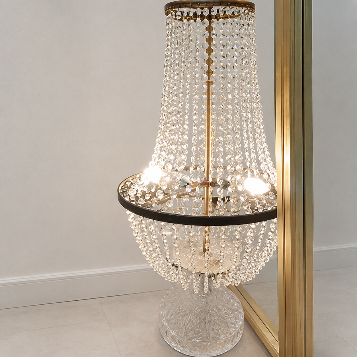 Crystal Chandelier Stand